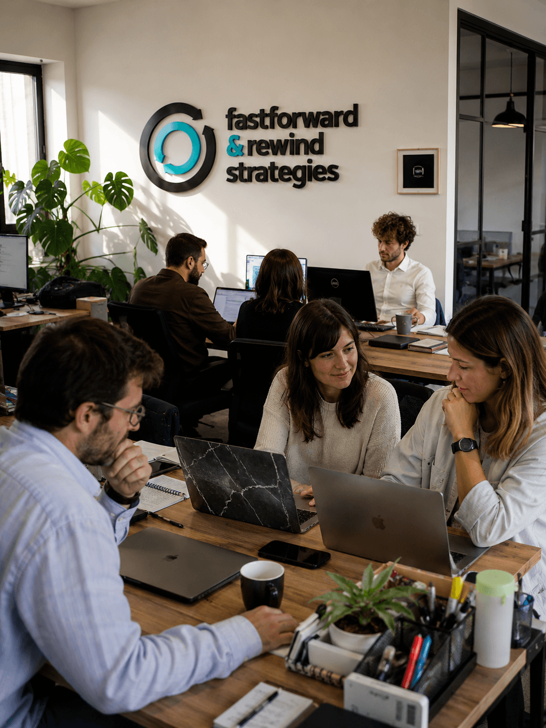 Equipo de FF&RW en la oficina